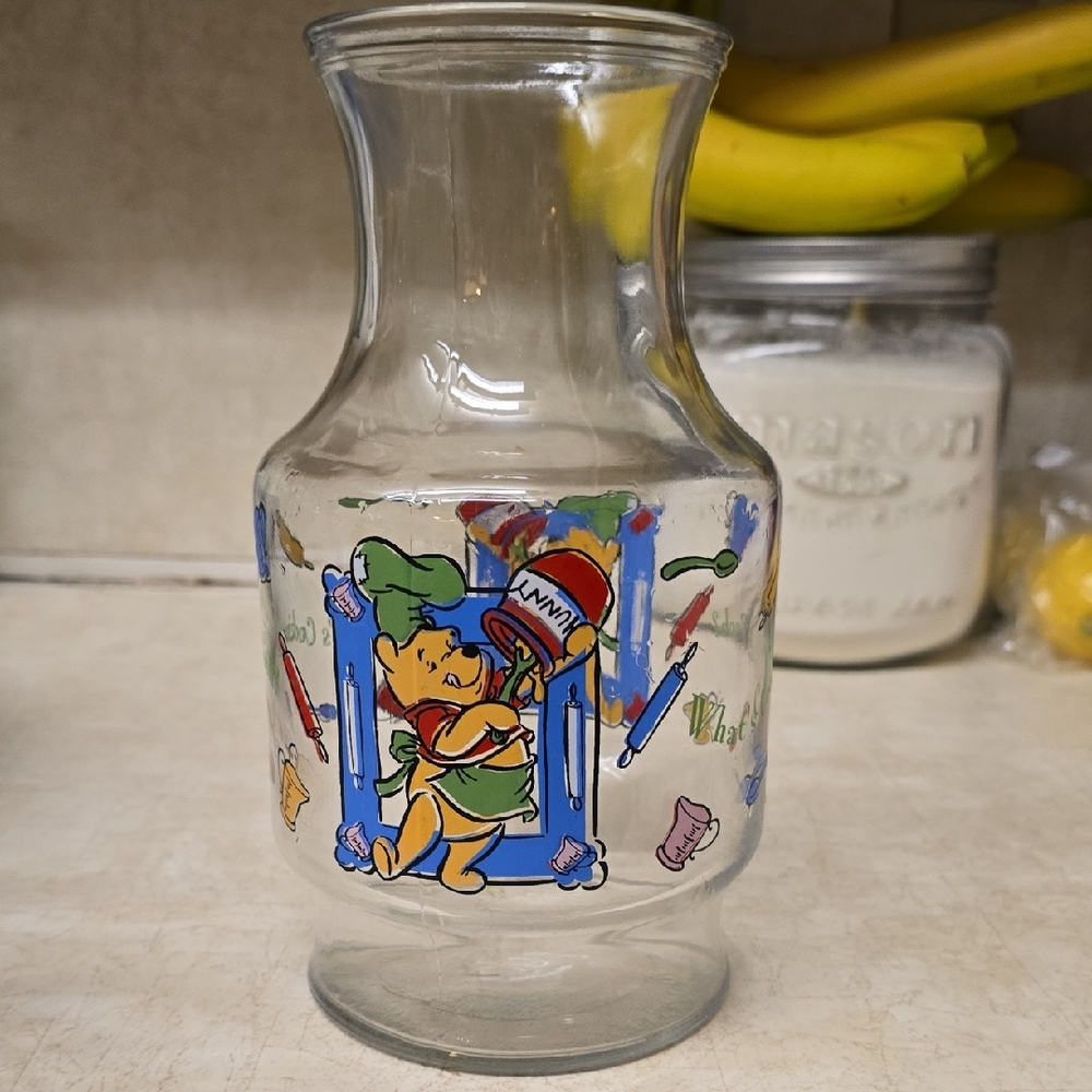 Winnie the Pooh Glass Juice Carafe